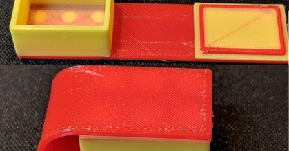 multi material incernierato scatola Rainer Scarica gratuito stl modello printablescom 3d Modelli stampanti test personalizzabile flessibile mmu multicolore multimateriale 3d print model - Mito3D