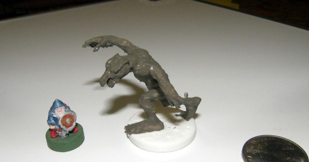 Mini Troll Statue knusprig verbrannt download frei stl Modell Printablescom 3d Modelle Spielzeuge Spiele 3d print model - Mito3D