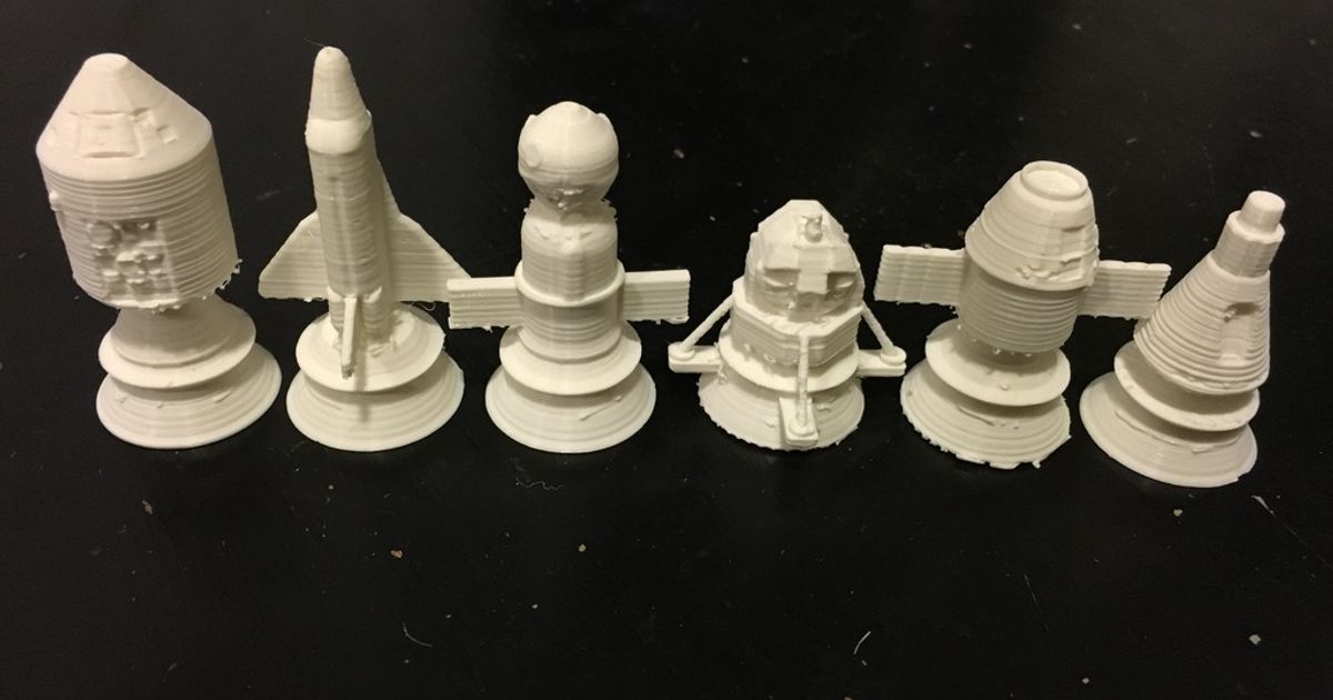 spacecraft chess chemteacher628 download free stl model printablescom 3d models toys & games board apollo capsule dragon lem 3D print model - Mito3D