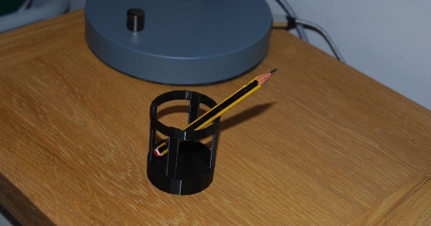 grande matita pentola oliverkayak Scarica gratuito stl modello printablescom 3d Modelli domestico ufficio titolare supporto portapenne 3d print model - Mito3D