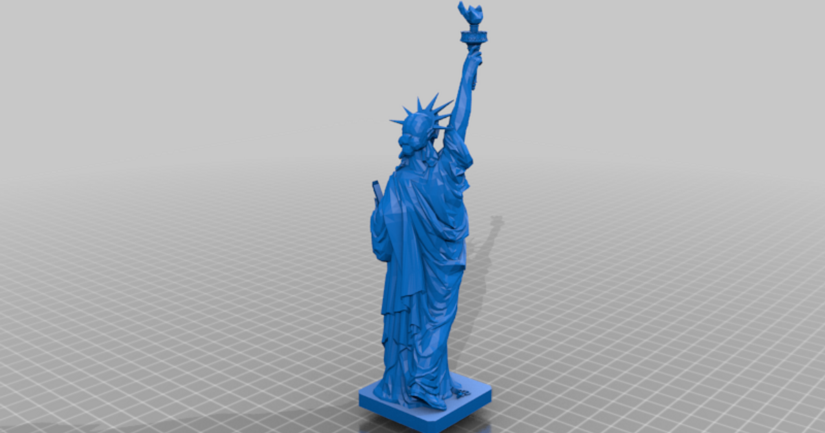 statue liberty base building 110 - parts single joint vincecz download free stl model printablescom 3d models art & design sculptures france ladyliberty monument newyork 3D print model - Mito3D