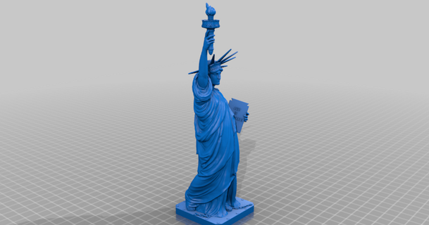 Statue Freiheit National Monument Vincecz download frei stl Modell Printablescom 3d Modelle Kunst Design Skulpturen berühmt Frankreich Freiheitsstatue New York 3d print model - Mito3D