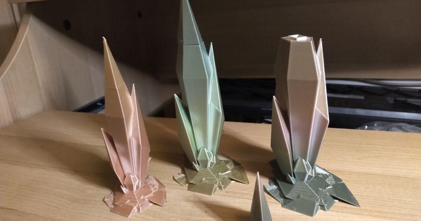 Magia cristal vaso decoração petr baixar livre stl modelo printablescom 3d modelos casa estrutura caseira gelo 3d print model - Mito3D