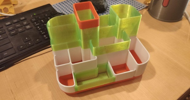 mesa organizador libor creando descargar gratis stl modelo imprimiblescom 3d modelos pasatiempo hacedores organizadores soporte 3d print model - Mito3D