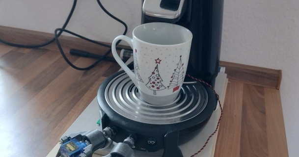 Senseo Kaffee Automatisierung attiny 85 sg90 jori download frei stl Modell Printablescom 3d Modelle Haushalt Küche attiny85 3d print model - Mito3D
