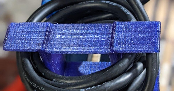 estrondo trilho cabo embrulho cabeças arame baixar livre stl modelo printablescom 3d modelos passatempo fabricantes eletrônicos gerenciamento cabos DIN 3d print model - Mito3D