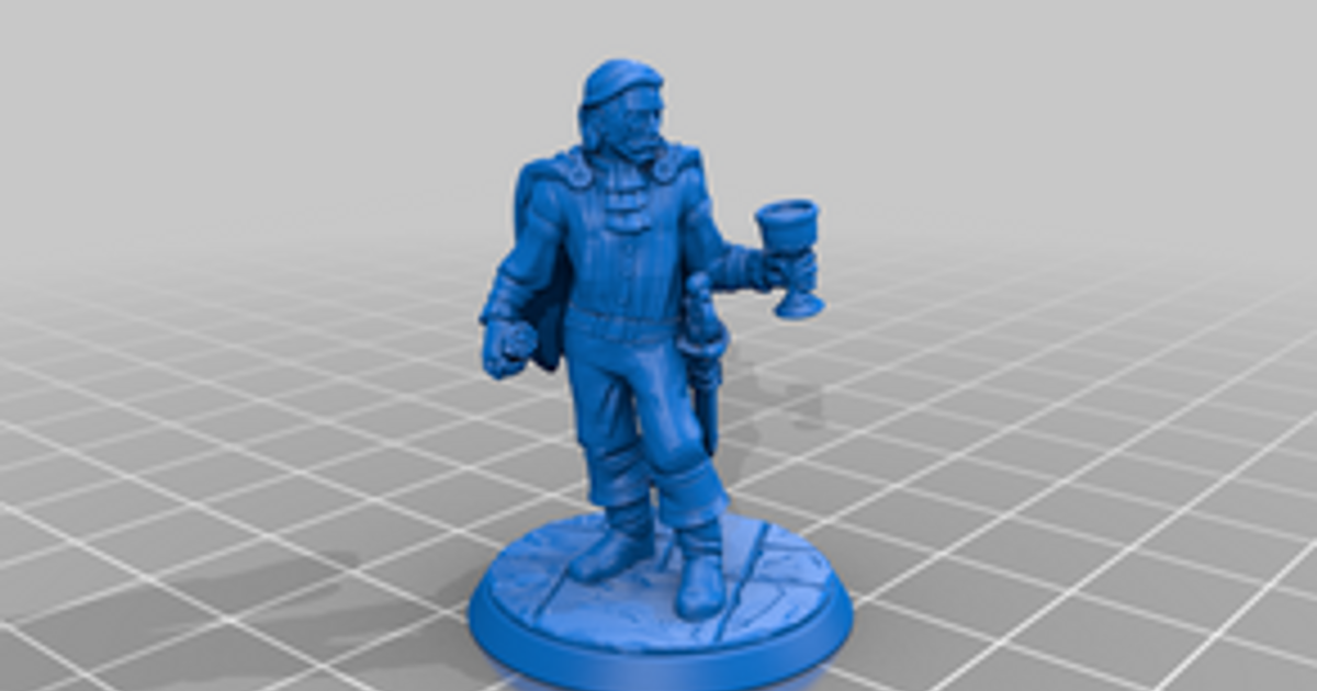 königlich Gericht Mitglied williamdecker88 download frei stl Modell Printablescom 3d Modelle Spielzeuge Spiele Rollenspiel Zahlen Mini 3D print model - Mito3D