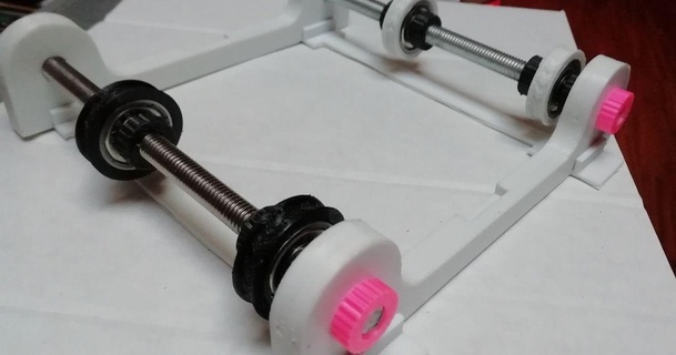 filamento bobina titolare supporto radiale cuscinetti bene regolazione argirob Scarica gratuito stl modello printablescom 3d Modelli stampanti Accessori porta 3d print model - Mito3D