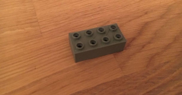 Lego 2x4 tijolo oco pregos baixar livre stl modelo printablescom 3d modelos brinquedos jogos construção quadra 3d print model - Mito3D