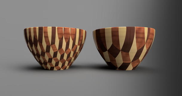 woodturning bowl 04 wilko download free stl model printablescom 3d models household decor mmu mosaicpalette multicolor autodeskfusion360 3d print model - Mito3D