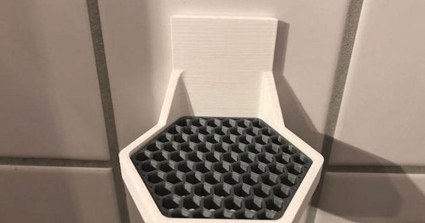 chuveiro gel xampu suporte max baixar livre stl modelo printablescom 3d modelos casa banheiro shampooholder banho porta 3d print model - Mito3D