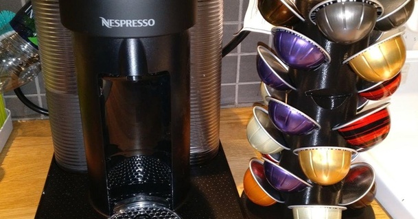 Nespresso vertuo kapsül kule marcelbichon indir Bedava stl model printablescom 3d modeller ev halkı mutfak 3d print model - Mito3D