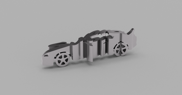 Auto+Logo leer download frei stl Modell Printablescom 3d Modelle Haushalt Dekor Wagen cool toyotasupra 3d print model - Mito3D