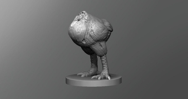 zombie chicken schlossbauer download free stl model printablescom 3d models toys & games outdoor dnd dungeonsanddragons tabletop 3d print model - Mito3D