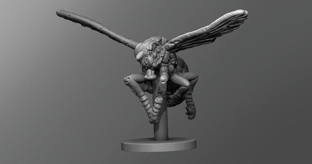 zombie fly schlossbauer download free stl model printablescom 3d models toys & games outdoor dnd dungeonsanddragons tabletop 3d print model - Mito3D