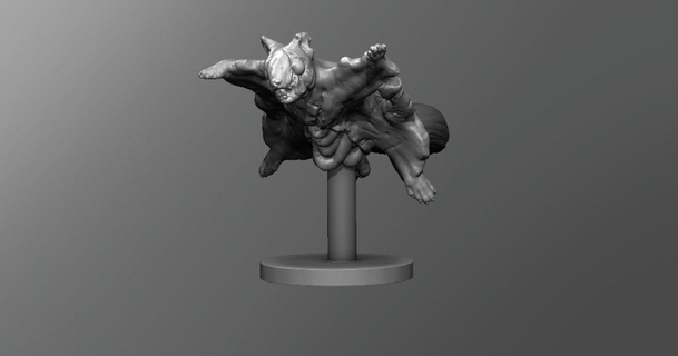 zombie flying squirrel schlossbauer download free stl model printablescom 3d models toys & games outdoor dnd dungeonsanddragons tabletop 3d print model - Mito3D