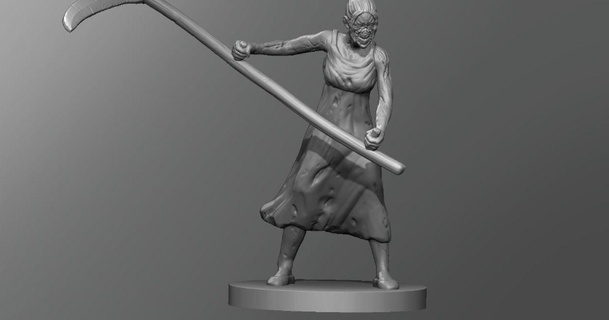 zombie grandmother schlossbauer download free stl model printablescom 3d models toys & games outdoor dnd dungeonsanddragons tabletop 3d print model - Mito3D