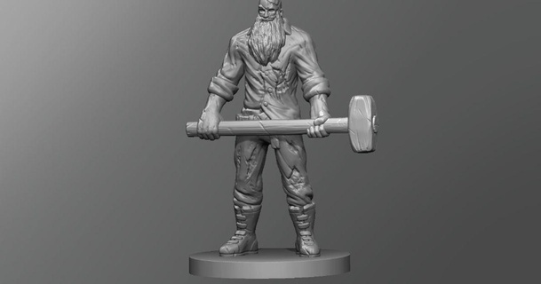 zombie father schlossbauer download free stl model printablescom 3d models toys & games outdoor dnd dungeonsanddragons tabletop 3d print model - Mito3D