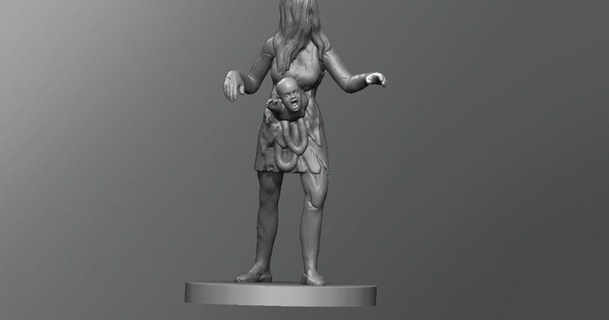 zombie mother schlossbauer download free stl model printablescom 3d models toys & games outdoor dnd dungeonsanddragons tabletop 3d print model - Mito3D
