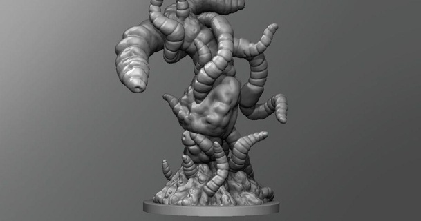 mutated worm schlossbauer download free stl model printablescom 3d models toys & games outdoor dnd dungeonsanddragons tabletop 3d print model - Mito3D