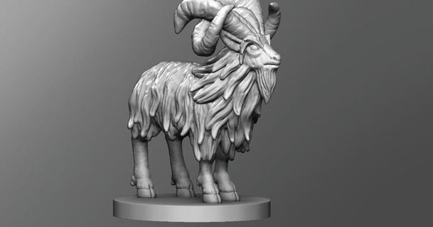 woe goat schlossbauer download free stl model printablescom 3d models toys & games outdoor dnd dungeonsanddragons tabletop 3d print model - Mito3D