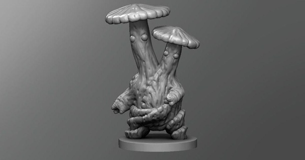 myconid sprout ver 6 schlossbauer download free stl model printablescom 3d models toys & games outdoor dnd dungeonsanddragons tabletop 3d print model - Mito3D