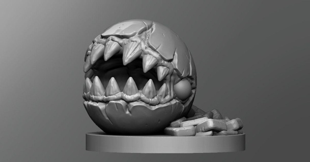 chain chomp schlossbauer download free stl model printablescom 3d models toys & games outdoor dnd dungeonsanddragons tabletop 3d print model - Mito3D