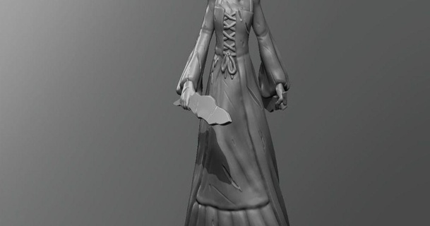 medieval sangrento Maria schlossbauer baixar livre stl modelo printablescom 3d modelos brinquedos jogos ar dnd dndminiatura masmorras Dragões tampo mesa 3d print model - Mito3D