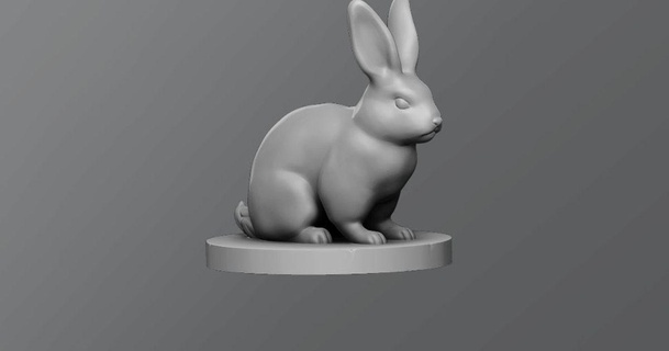 rabbit schlossbauer download free stl model printablescom 3d models toys & games outdoor animal dnd dungeonsanddragons tabletop 3d print model - Mito3D