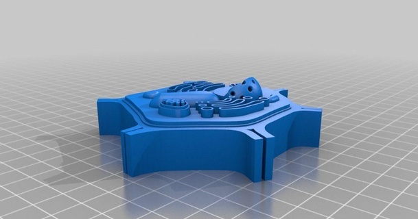 célula planta combinado modelo baixar livre stl printablescom 3d modelos arte Projeto esculturas 3d print model - Mito3D