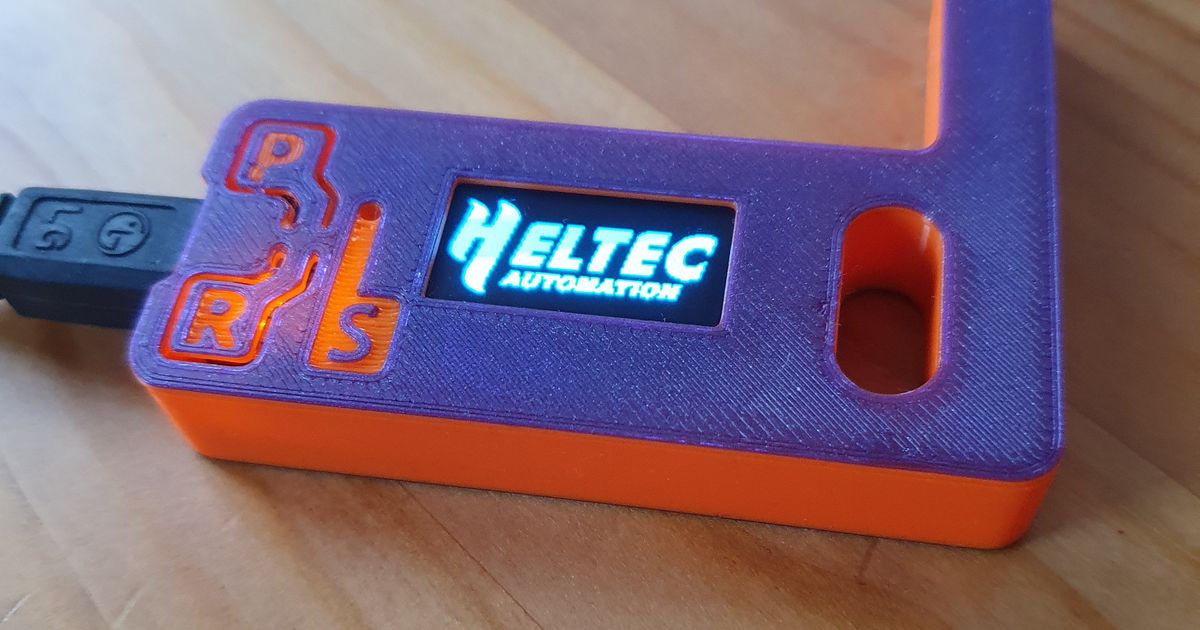 heltec esp32+lora+oled Schließen Fall Mantel Herzzi download frei stl Modell Printablescom 3d Modelle Hobby Macher Elektronik 3D print model - Mito3D