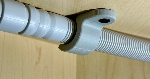 dishwasher drain hose clips brauer download free stl model printablescom 3d models household kitchen bosch cabinet clip 3d print model - Mito3D