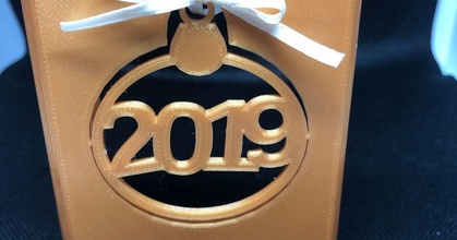 2019 ornamento regalo carta titolare supporto Erica Scarica gratuito stl modello printablescom 3d Modelli stagione disegni inverno Natale anni scatola 3d print model - Mito3D