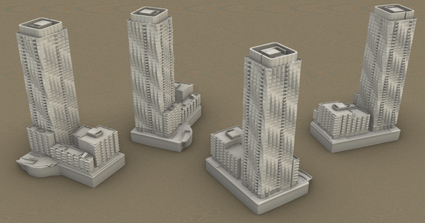 160 folsom tower ubermeisters download free stl model printablescom 3d models world & scans architecture urbanism apartment building mini miniature 3d print model - Mito3D