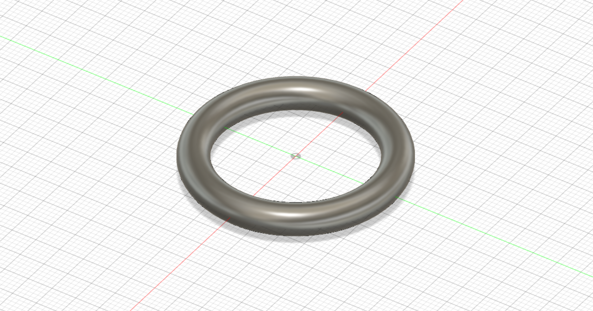 torus 42 mm - ring jan download free stl model printablescom 3d models art & design designs handcraft 3D print model - Mito3D