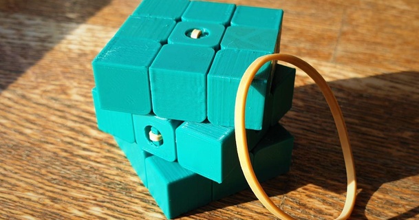 99 stampato rubik speedcube postino Scarica gratuito stl modello printablescom 3d Modelli giocattoli Giochi puzzle brain teasers cubo Rubik 3d print model - Mito3D
