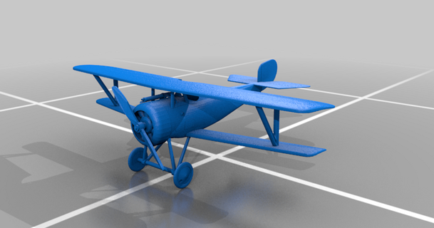 nieuport xxiv 24 vandirac download free stl model printablescom 3d models toys & games vehicles airplane france plane wwi 3d print model - Mito3D