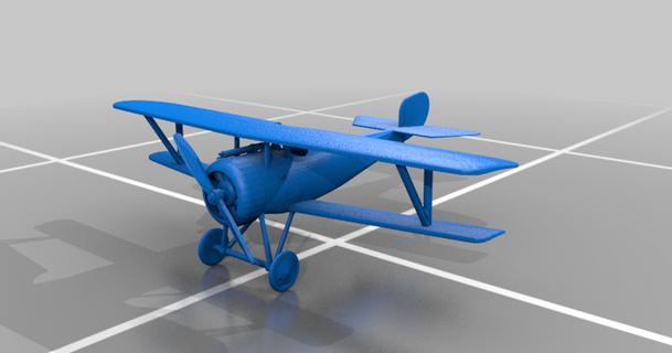 nieuport xxiv 24 vandirac Scarica gratuito stl modello printablescom 3d Modelli giocattoli Giochi veicoli aereo Francia prima guerra mondiale 3d print model - Mito3D