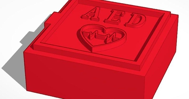 Defibrillator box Rahmen Modelle Diorama 1 14 16 12 10 75echo download frei stl Modell Printablescom 3d Hobby Macher rc 3d print model - Mito3D