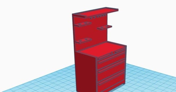 herramienta mesa estante escala modelos diorama 1 14 16 12 10 75echo descargar gratis stl modelo imprimiblescom 3d pasatiempo hacedores 3d print model - Mito3D