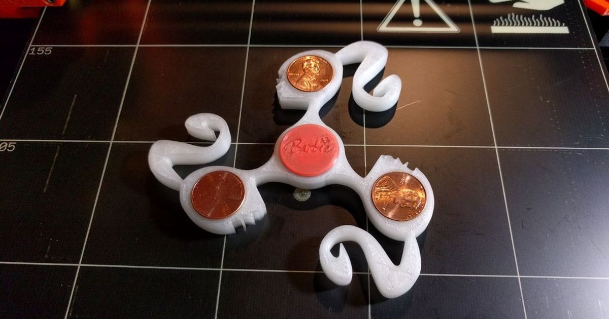 Barbie agiter fileur hackoholic Télécharger libre stl modèle imprimablescom 3d modèles jouets Jeux Extérieur Fidget spinner 3D print model - Mito3D