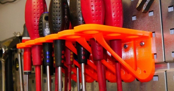screwdriver holder fagge download free stl model printablescom 3d models hobby & makers tools 3d print model - Mito3D