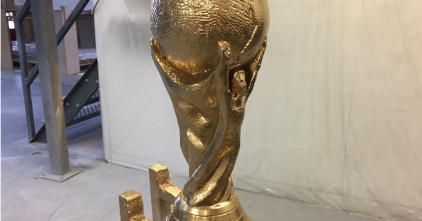 fifa mundo taza trofeo sólido verison 3dprintnovesia descargar gratis stl modelo imprimiblescom 3d modelos Deportes aire libre fútbol Katar 3d print model - Mito3D