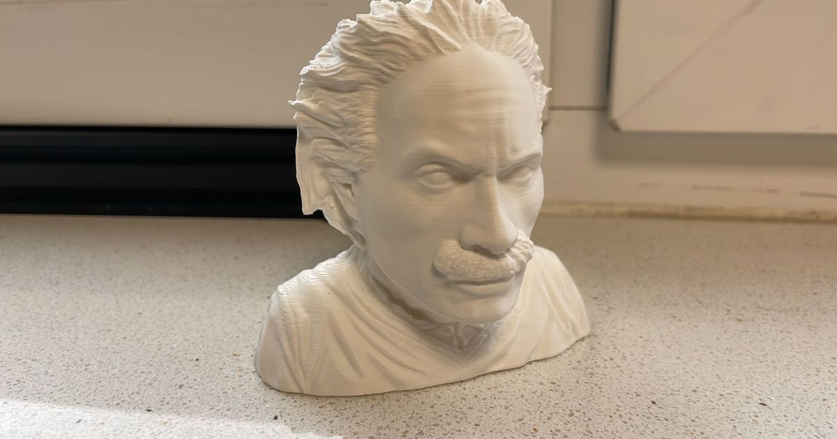 albert Einrock 3dprintnovesia download frei stl Modell Printablescom 3d Modelle Kunst Design Skulpturen Albert Einstein Felsen Stein Rock Trend theeinrock 3D print model - Mito3D