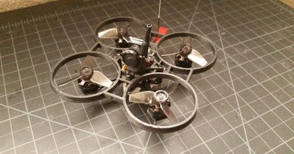 rakonheli sized frame 76mm rygar1432 download free stl model printablescom 3d models hobby & makers rc robotics 2slipo drone microquad microquadcopter quadcopter 3d print model - Mito3D