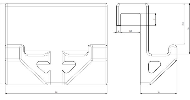 kapı kanca mavi savaş indir Bedava stl model printablescom 3d modeller ev halkı ekipman 3d print model - Mito3D