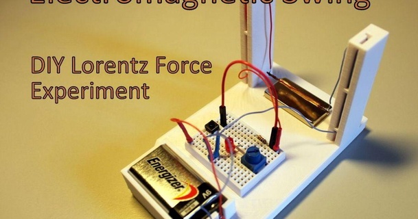 eletromagnético balanço faça Lorentz força experimentar fgebhart baixar livre stl modelo printablescom 3d modelos Aprendendo física astronomia bateria circuito placa eletroímã eletrônicos 3d print model - Mito3D