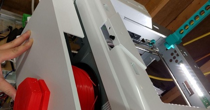 Vinci 10 bobina titolare supporto ts3dprints Scarica gratuito stl modello printablescom 3d Modelli stampanti aggiornamenti porta filamento modifica portabobina 3d print model - Mito3D