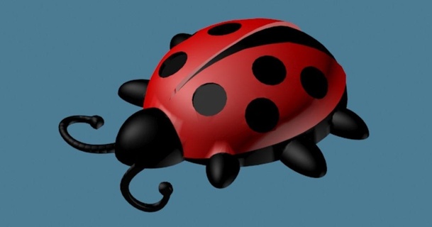 ladybug jipcutter download free stl model printablescom 3d models toys & games animals bug decoration insect 3d print model - Mito3D