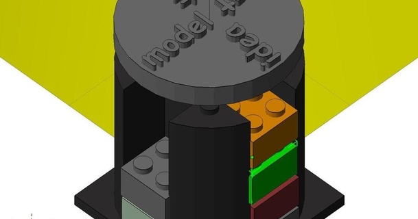 Progreso visualización imprimible 3d lego likes danielkschneider descargar gratis stl modelo imprimiblescom modelos pasatiempo hacedores ideas Lego openscad gestión proyectos 3d print model - Mito3D
